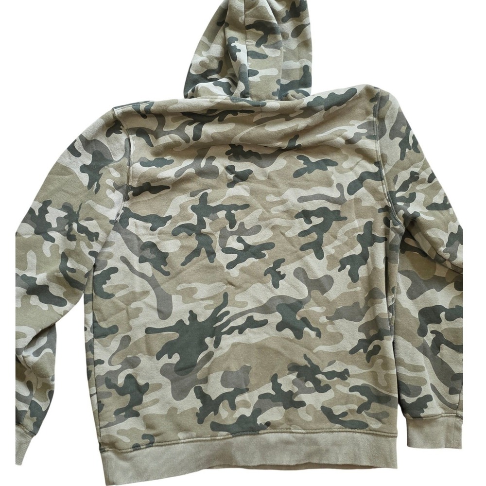 Gap Camo Hoodie Mens Small Green Pullover Camouflage Sweatshirt 1969 gorpcore - Picture 3 of 7